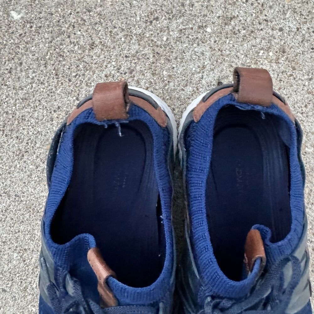 Cole Haan GrandMøtion Sneakers Mens 9.5 Navy In/Peony‎ Woven Casual Shoes C27735 - Picture 6 of 11